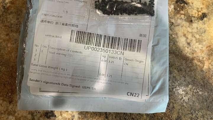 North Dakota residents warned about seed packages from China